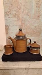 Vintage Koffiepot + Roomstel Country Bretagne jaren 70., Antiek en Kunst, Antiek | Keramiek en Aardewerk, Ophalen of Verzenden