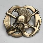 Oude slag baretembleem PIONIERS, Ophalen of Verzenden, Landmacht, Nederland, Embleem of Badge