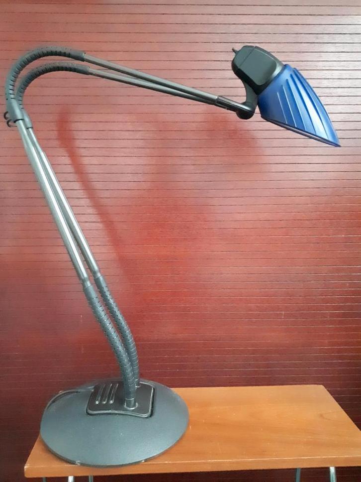 Arteluce Tango Vintage bureaulamp, Huis en Inrichting, Lampen | Tafellampen, Gebruikt, 50 tot 75 cm, Glas, Kunststof, Metaal, Ophalen of Verzenden