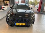 Ford Puma 1.0 EcoBoost Hybrid ST-Line 155pk Automaat/Virtual, Auto's, Ford, 12 maanden, Leder en Stof, Zwart, 665 kg