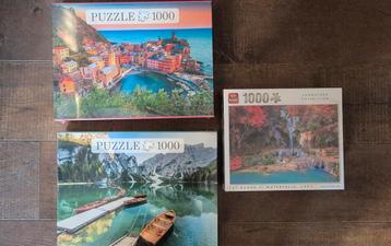 Puzzels 3 stuks nieuw in de doos! beschikbaar voor biedingen