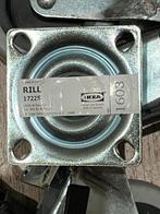 16x IKEA RILL wiel grijs, Ophalen, Nieuw