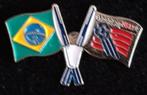 World Cup USA 94 vlag Brazilië pin, Verzamelen, Verzenden, Nieuw, Sport, Speldje of Pin