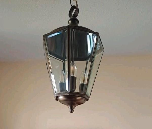 Antieke Plafondlamp, Huis en Inrichting, Lampen | Hanglampen, Ophalen