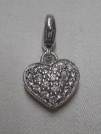 Zilveren Ti Sento hanger hart afneembaar nr.404, Verzenden, Zo goed als nieuw, Hart, Zilver