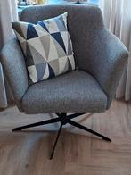 modern luchtig draaifauteuil, Huis en Inrichting, Fauteuils, Ophalen, Gebruikt, 75 tot 100 cm, Stof