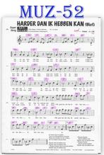 Muz52 bladmuziek super song  Harder dan ik hebben kan Blof, Muziek en Instrumenten, Bladmuziek, Gebruikt, Verzenden, Artiest of Componist