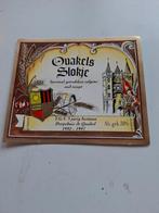 Etiket Quakels slokje. Dorpshuis Quakel 1997, Ophalen of Verzenden, Zo goed als nieuw