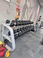 Hexagon dumbell set incl rack ZGAN - 12,5 t/m 35kg, Sport en Fitness, Fitnessmaterialen, Ophalen, Zo goed als nieuw, Dumbbell