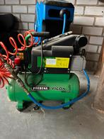 Compressor met slang en haspel, Ophalen, Gebruikt, 6 tot 10 bar, Minder dan 200 liter/min