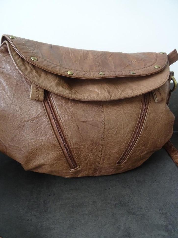 Jean Pierre leren schoudertas ruime shopper tas leer, Sieraden, Tassen en Uiterlijk, Tassen | Damestassen, Zo goed als nieuw, Shopper