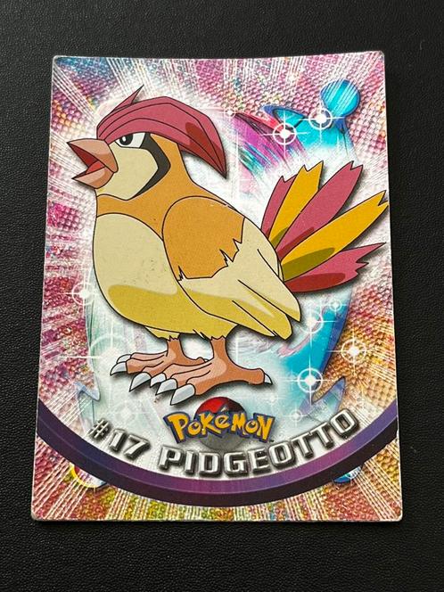 Pidgeotto #17 topps pokemon 1999 (holo), Hobby en Vrije tijd, Verzamelkaartspellen | Pokémon, Gebruikt, Losse kaart, Ophalen of Verzenden