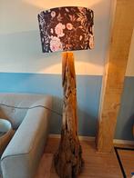 Prachtige boomstammen lamp (2 kappen), Huis en Inrichting, Ophalen