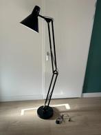 Staande schemerlamp – vloerlamp. Zwart. Metaal, Huis en Inrichting, Ophalen, Gebruikt, Metaal, 150 tot 200 cm