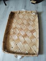 Rustic rattan rotan dienblad Rivera Maison, Ophalen of Verzenden, Zo goed als nieuw, Rond, Riet