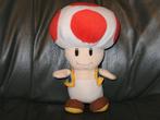 24 cm. Toad, Super Mario Bros. paddenstoel, Nintendo knuffel, Kinderen en Baby's, Speelgoed | Knuffels en Pluche, Verzenden, Zo goed als nieuw