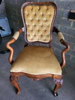 Barokke gecapitonneerde stoel., Ophalen of Verzenden