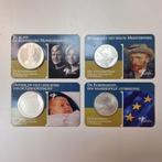 Nederland - Coincard 2002/2004 "De eerste 4 Coincards", Postzegels en Munten, Munten | Nederland, Setje, Koningin Beatrix, Zilver
