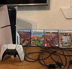 Playstation 5 Disc - Slim versie + 4 Games, Spelcomputers en Games, Spelcomputers | Sony PlayStation 5, Ophalen of Verzenden, Zo goed als nieuw
