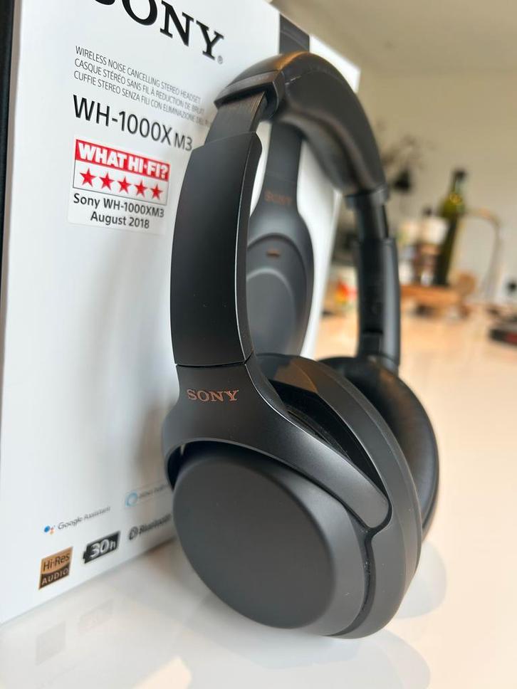 Sony WH-1000XM3 Draadloze Noise Cancelling Hoofdtelefoon, Audio, Tv en Foto, Koptelefoons, Gebruikt, Over oor (circumaural), Sony