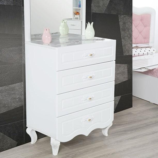 Witte Make-up Tafel - Zo Goed Als Nieuw!, Huis en Inrichting, Kasten | Dressoirs, Zo goed als nieuw, 50 tot 100 cm, 25 tot 50 cm
