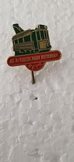 R.E.T.M. 1e Electrische Tram Rotterdam (groen-rood), Verzamelen, Speldjes, Pins en Buttons, Ophalen of Verzenden, Gebruikt, Overige onderwerpen