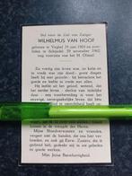 Bidprentje Veghel Schijndel Wilhelmus van Hoof 1903 1962, Verzamelen, Bidprentjes en Rouwkaarten, Ophalen, Bidprentje