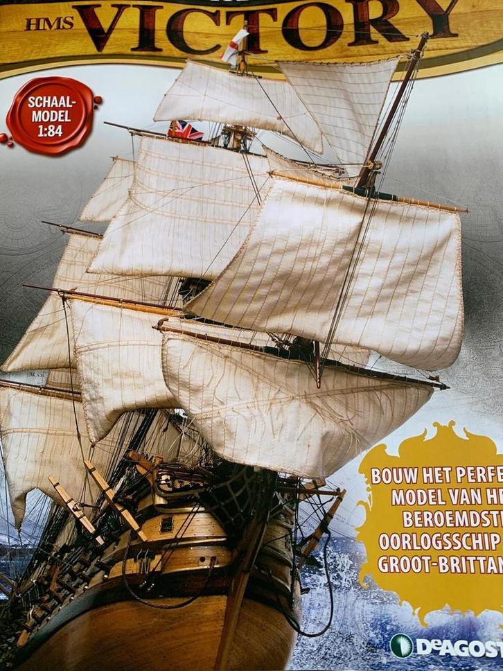 Maak je eigen meesterwerk HMS Victory bouwpakket schaal 1:84, Hobby en Vrije tijd, Modelbouw | Boten en Schepen, Nieuw, Ophalen of Verzenden