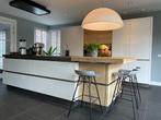 Witte Hoogglans Keuken met Eiland, Ophalen, Gebruikt, Wit, Overige typen