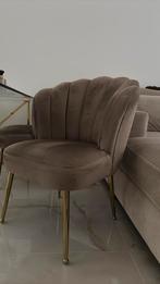 Eetkamer stoel flower - bruin/beige zand | 4 st. of los, Huis en Inrichting, Ophalen, Zo goed als nieuw, Overige kleuren, Vier