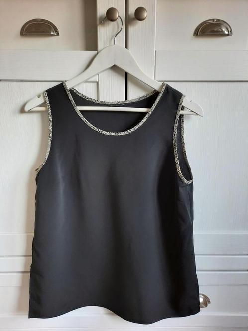 C&A Zwarte Sjieke Voile Mouwloze Top Maat 38 M, Kleding | Dames, Tops, Gedragen, Maat 38/40 (M), Zwart, Zonder mouw, Ophalen of Verzenden