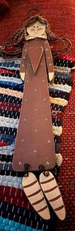 Leuk voor de Kerst - Houten Engel - 42.5 cm, Antiek en Kunst, Ophalen of Verzenden