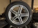 Mercedes E / S klasse velgen en winterbanden 255/50/R19, Gebruikt, 255 mm, Banden en Velgen, Winterbanden