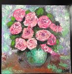Rozen in een vaas 50X50 cm, Ophalen of Verzenden