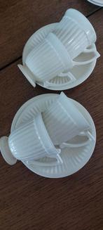 Empire kopjes en schotels - Set van 4, Huis en Inrichting, Keuken | Servies, Ophalen of Verzenden, Overige stijlen, Kop(pen) en/of Schotel(s)