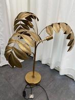 Lamp met goudkleurige bladeren, Huis en Inrichting, Lampen | Vloerlampen, Ophalen, Zo goed als nieuw, Metaal, Minder dan 100 cm