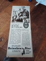Advertentie van Heineken bier verven 1956, Ophalen of Verzenden, Zo goed als nieuw, Viltje(s), Heineken
