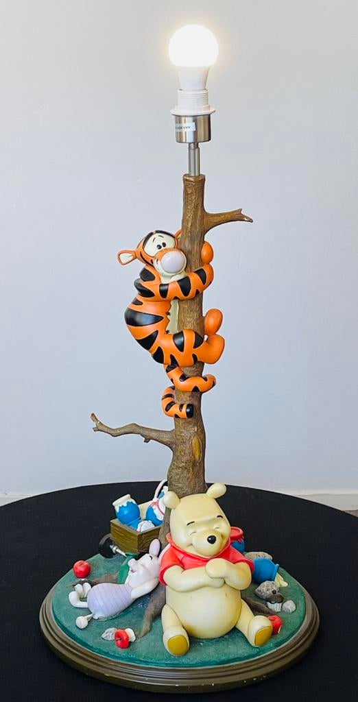 Grote Vintage XXL Tafel-Lamp Disney Winnie De Pooh Vloerlamp, Huis en Inrichting, Lampen | Vloerlampen, Zo goed als nieuw, Minder dan 100 cm
