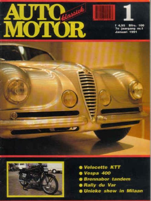 AMK 1 1991 : Vespa 400 - Velocette KTT - Brennabor, Boeken, Auto's | Folders en Tijdschriften, Gelezen, Algemeen, Ophalen of Verzenden