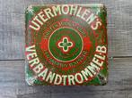 Antieke Utermohlen's verbandtrommel / blik., Verzamelen, Blikken, Ophalen of Verzenden, Gebruikt, Overige, Overige merken