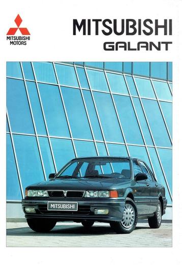 Folder Mitsubishi Galant (Duitse uitgave - 1992) beschikbaar voor biedingen
