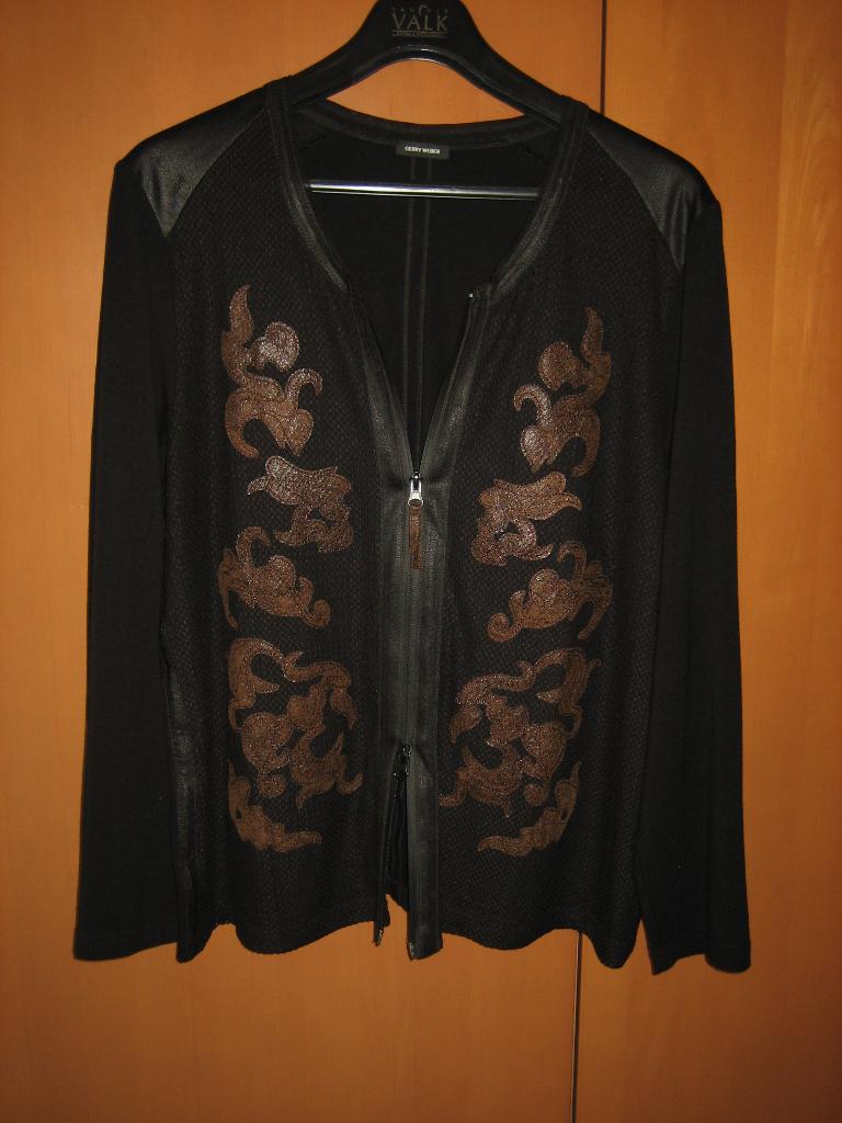 Prachtig vest met applicaties GERRY WEBER 44-46 snazzeys, Verzenden, Zwart, Maat 46/48 (XL) of groter, Zo goed als nieuw