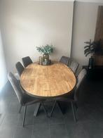 Eettafel incl. Stoelen, Ophalen, 100 tot 150 cm, 200 cm of meer, Zo goed als nieuw