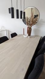 Eettafel, Huis en Inrichting, Tafels | Eettafels, Ophalen, Eikenhout, 200 cm of meer, 50 tot 100 cm