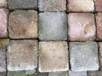 Gratis Klinkers Cobblestones/Tambour bont 10 x 10 x 6, Tuin en Terras, Tegels en Klinkers, Ophalen, Gebruikt, Klinkers, 5 tot 10 m²