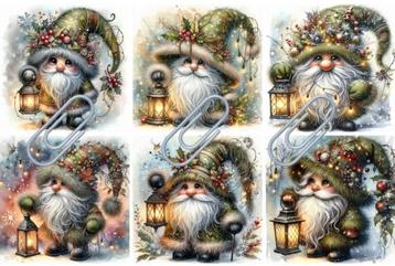 Collage vel gnomes  beschikbaar voor biedingen