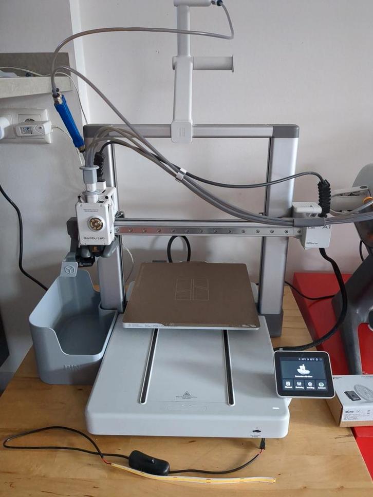 Bambulab A1 + AMS (Combo) Compleet Pakket+ Extra's+ Garantie, Computers en Software, 3D Printers, Zo goed als nieuw, Ingebouwde Wi-Fi