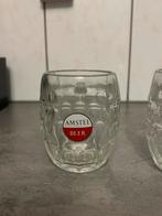 2 Oude Amstel bier pullen uit Holland, Ophalen, Glas of Glazen, Gebruikt, Glas