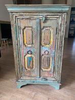 Indiaas kastje van oud hout 60x35, Huis en Inrichting, Kasten | Overige, Ophalen