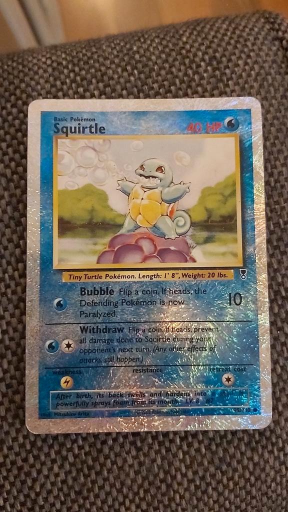 Squirtle legendary reverse holo, Hobby en Vrije tijd, Verzamelkaartspellen | Pokémon, Zo goed als nieuw, Ophalen of Verzenden